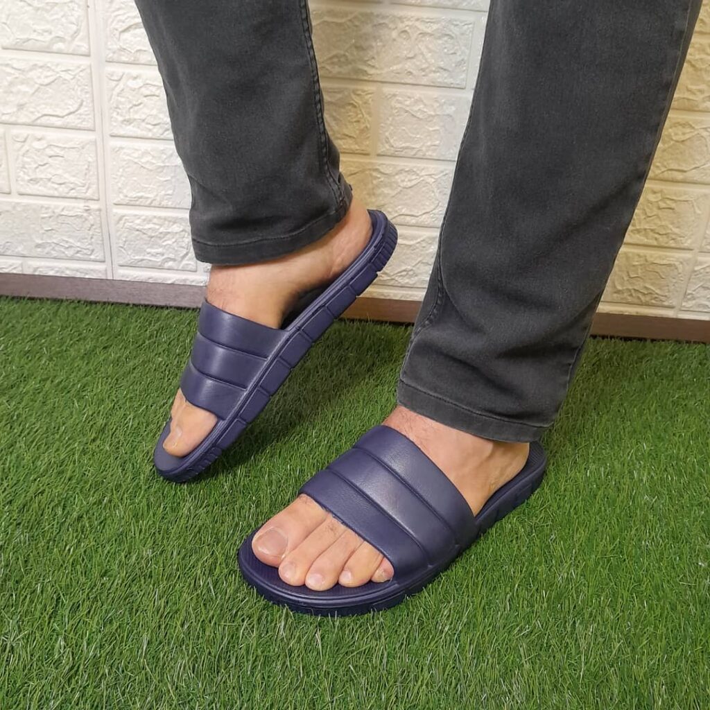 دمپایی مردانه نیکتا مدل 113 سافت کد 1236 سرمه ای